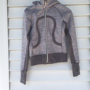 Lulu lemon grey jacket, size 0.